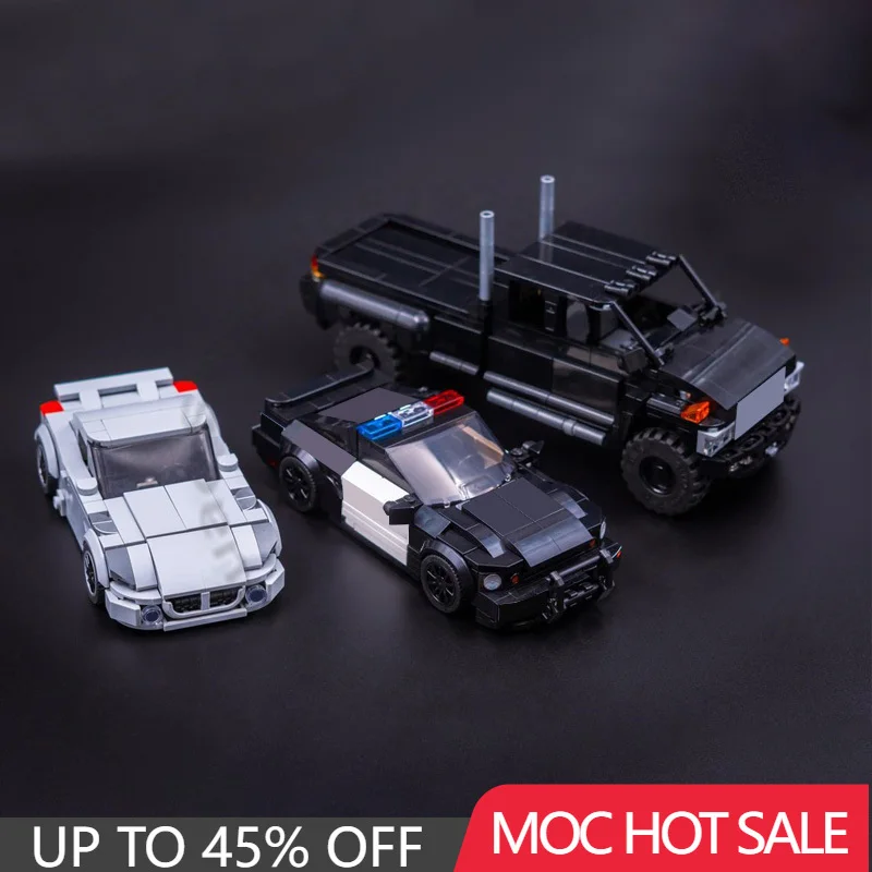 

1206 PCS MOC Customize Speed King Famous Movie Series Racing Model Building Block Brick Creative Technology Assembly Toy Gifts