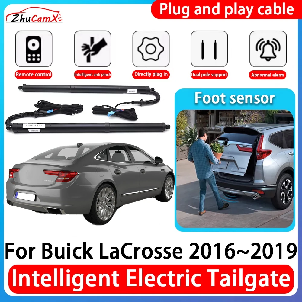 ZhuCamX-Vérin de hayon d'aspiration électrique intelligent pour Buick LaCrosse, coffre de voiture, élévateur de hayon, 2016-2019