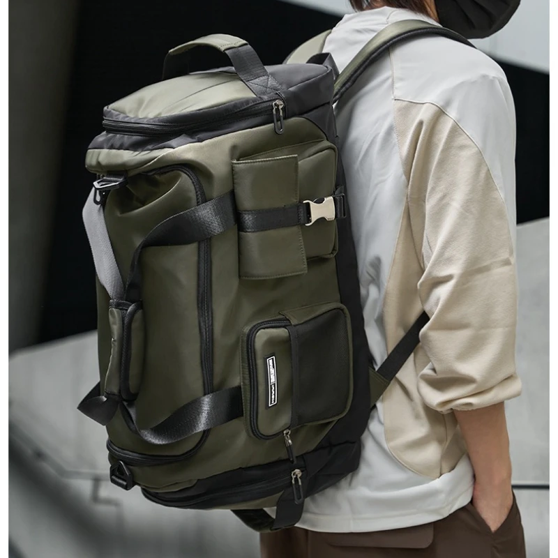 Travel Backpack Men Large Capacity Hiking Backpacks For Men Multifunction Laptop Handbags Duffel Dry Wet Separation Gym Bag Male