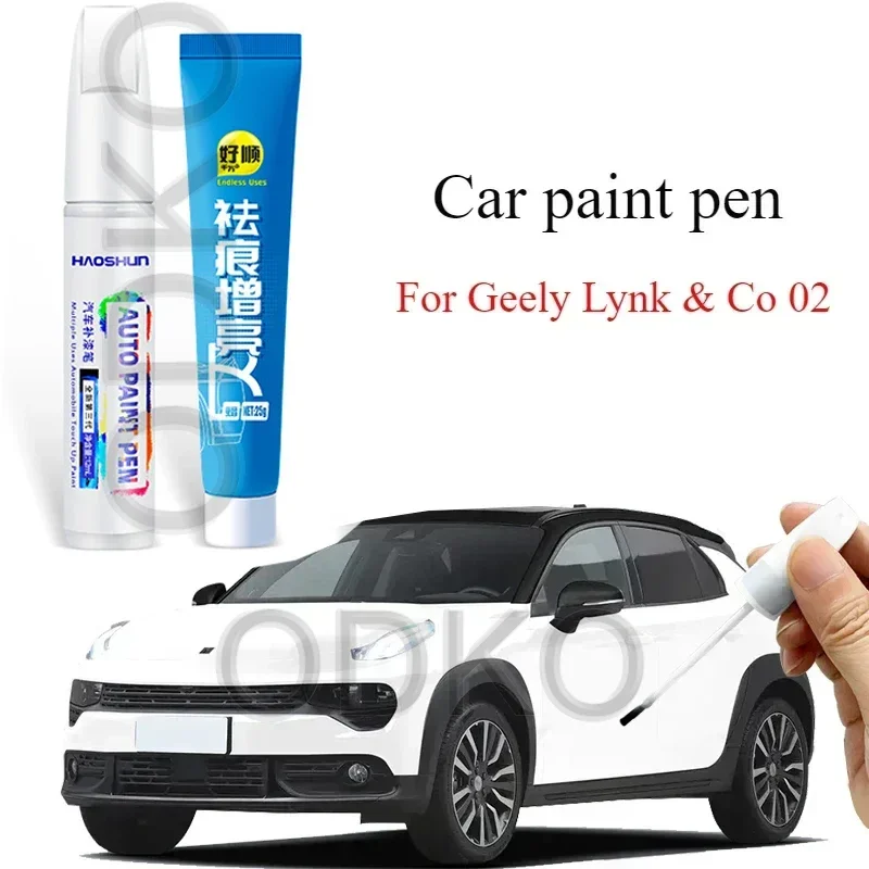 For Geely Lynk & Co 02 Refinish Pen White Blue Grey 02Hatchback Modified Auto Supplies Original Car Paint Repair