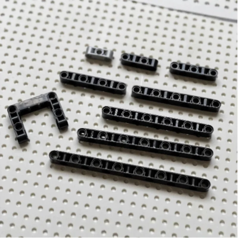 10 Pcs/lot Buildings Blocks 2391 73507 71710 2477 Liftarm Perpendicular Holes Thick 7L 9L 11L 15L Brick Parts EV3 DIY Kid Toy