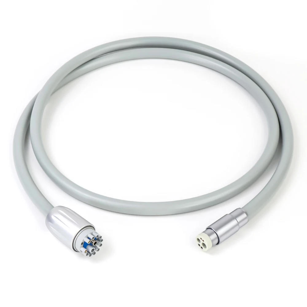 

6-Holes Handpiece Hose Turbine Tubing Light Handpiece Fiber Optic Tube Manual Compatible Cefla/Anthos/Castellini
