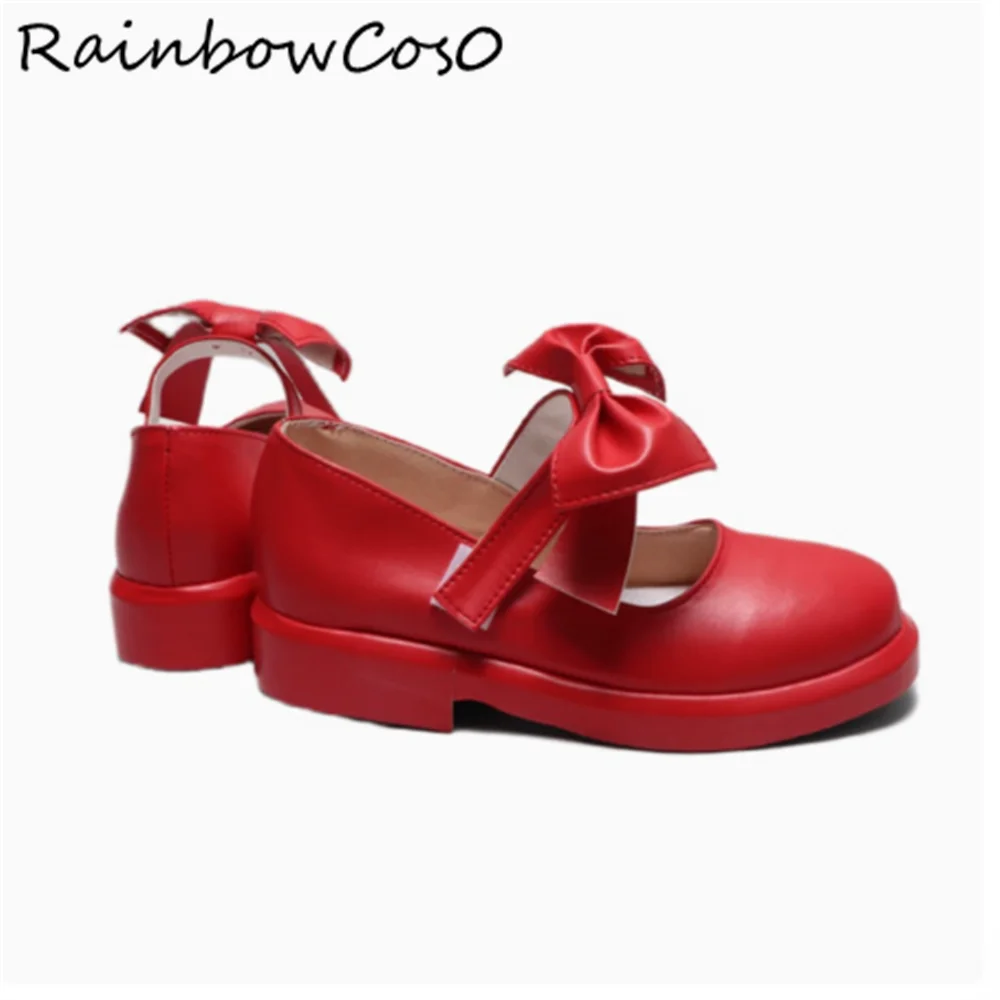 KINOMOTO SAKURA Puella Magi Madoka Magica Cosplay Shoes Boots Game Anime Party Halloween W4331