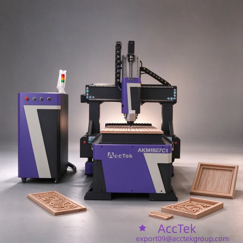 8pcs Auto Tool Changers CNC Router Wood Milling Machine 1325 1530 1807 Customized Advertising Industry Wood Processing Tool