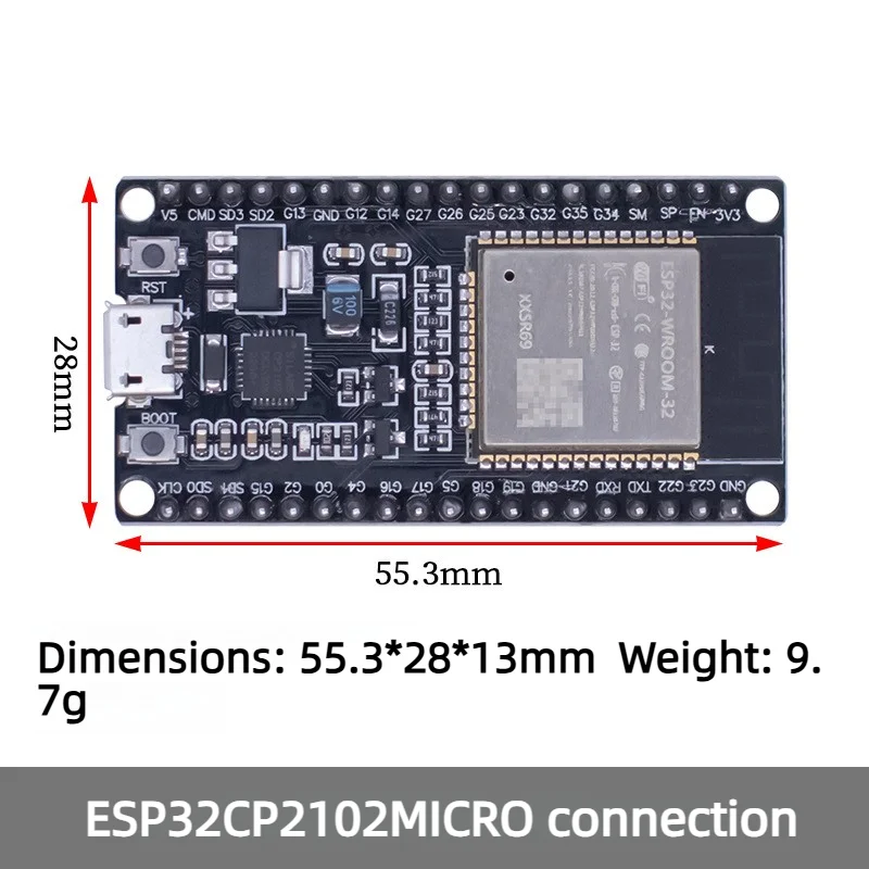 ESP32 Development Board Module CP2102 Type-C USB Port WiFi Bluetooth Wireless ESP-WROOM-32