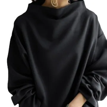 

Fashion New Loose Collarless Casual Sweater 2025 Europe and America