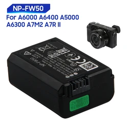 Neue ersatz batterie NP-FW50 für sony a6300 a6000 α6000 a6400 a5000 a7m2 a7r ii wiederauf ladbare kamera batterie 1080mah