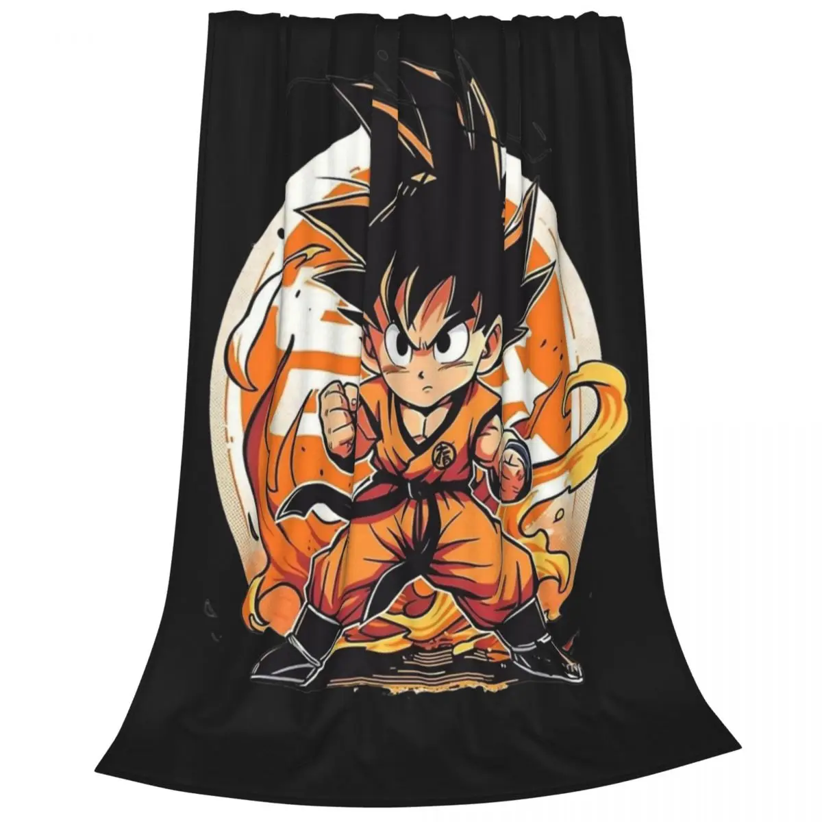 Dragon Ball Z Knitted Blanket Flannel Anime Son Goku Soft Throw Blankets for Bed Bedroom Quilt view 5