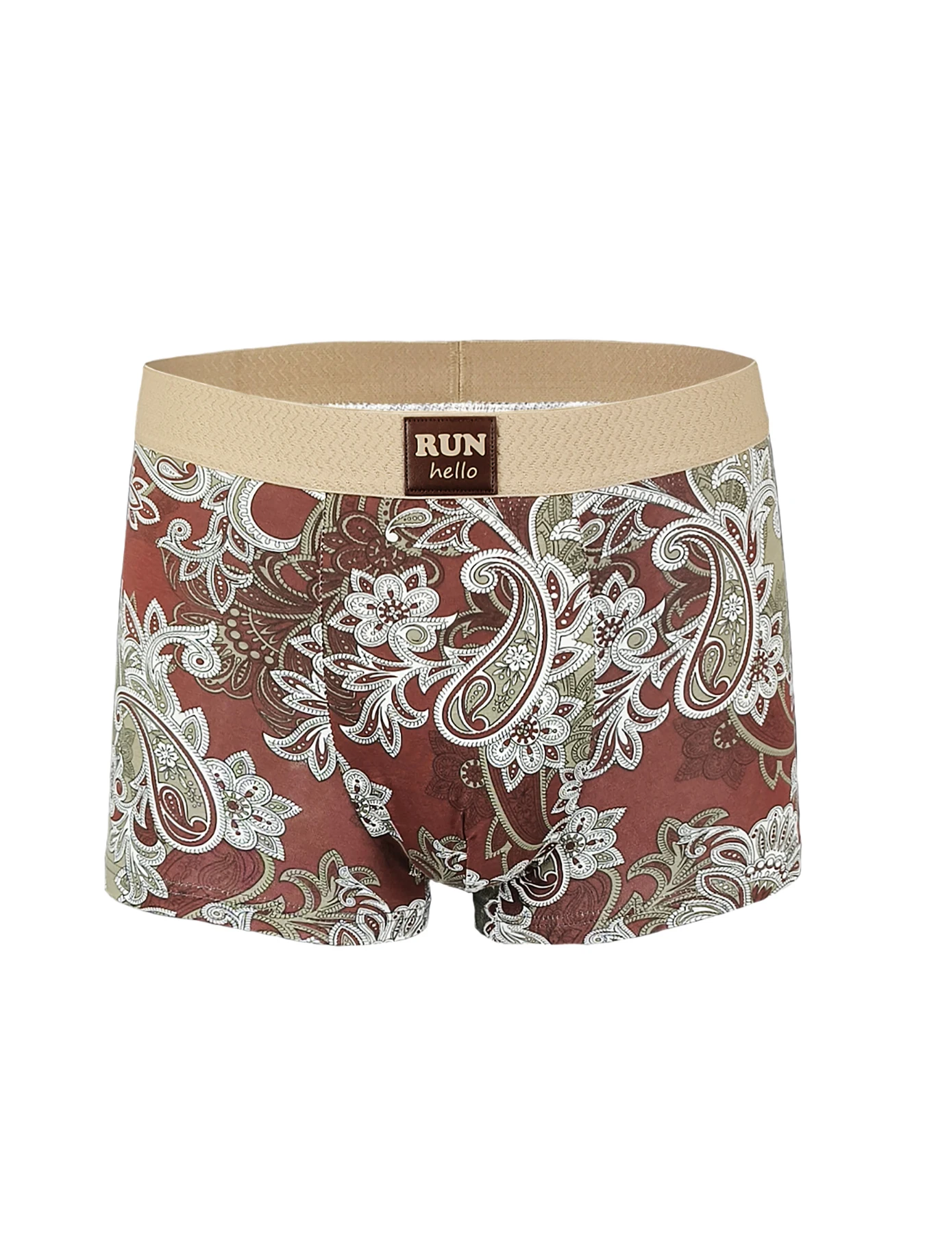 

1 piece of printed, fashionable, comfortable and breathable men's boxer shorts