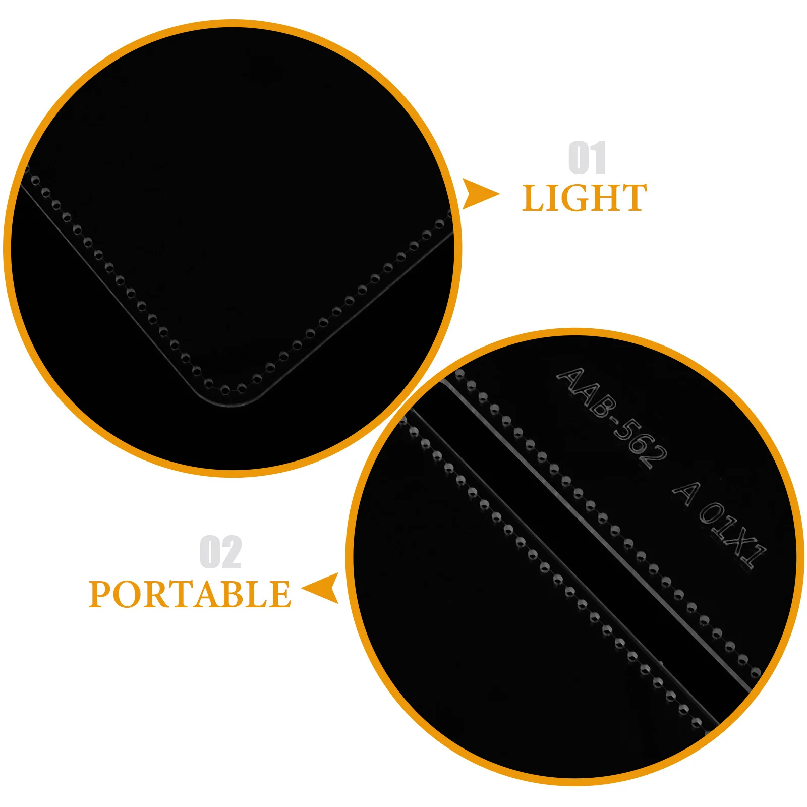 

Craft Stencil Acrylic DIY Card Holder Template Reusable Cutting Guide for Bag Accessories and Travel Wallet Projects