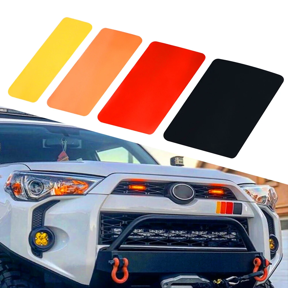 Neo Retro Style Four-Wave Stripe Decal Sticker For Toyota Tacoma Tundra 4Runner FJ Cruiser RAV4 Hilux Highlander Car Accessories