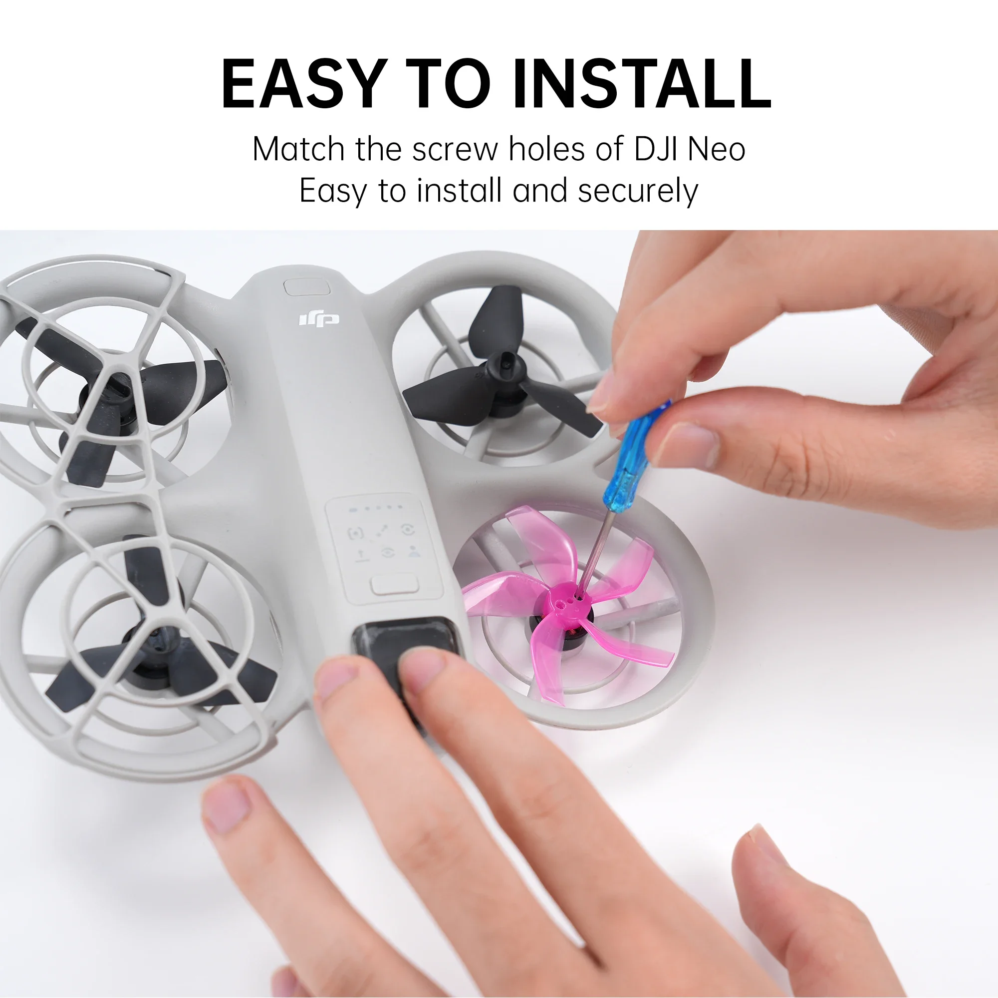 1/2 أزواج المروحة ل DJI NEO NEO 2 الجناح استبدال الدعائم شفرة المشجعين مع المفكات قطع الغيار الإفراج السريع الملحقات