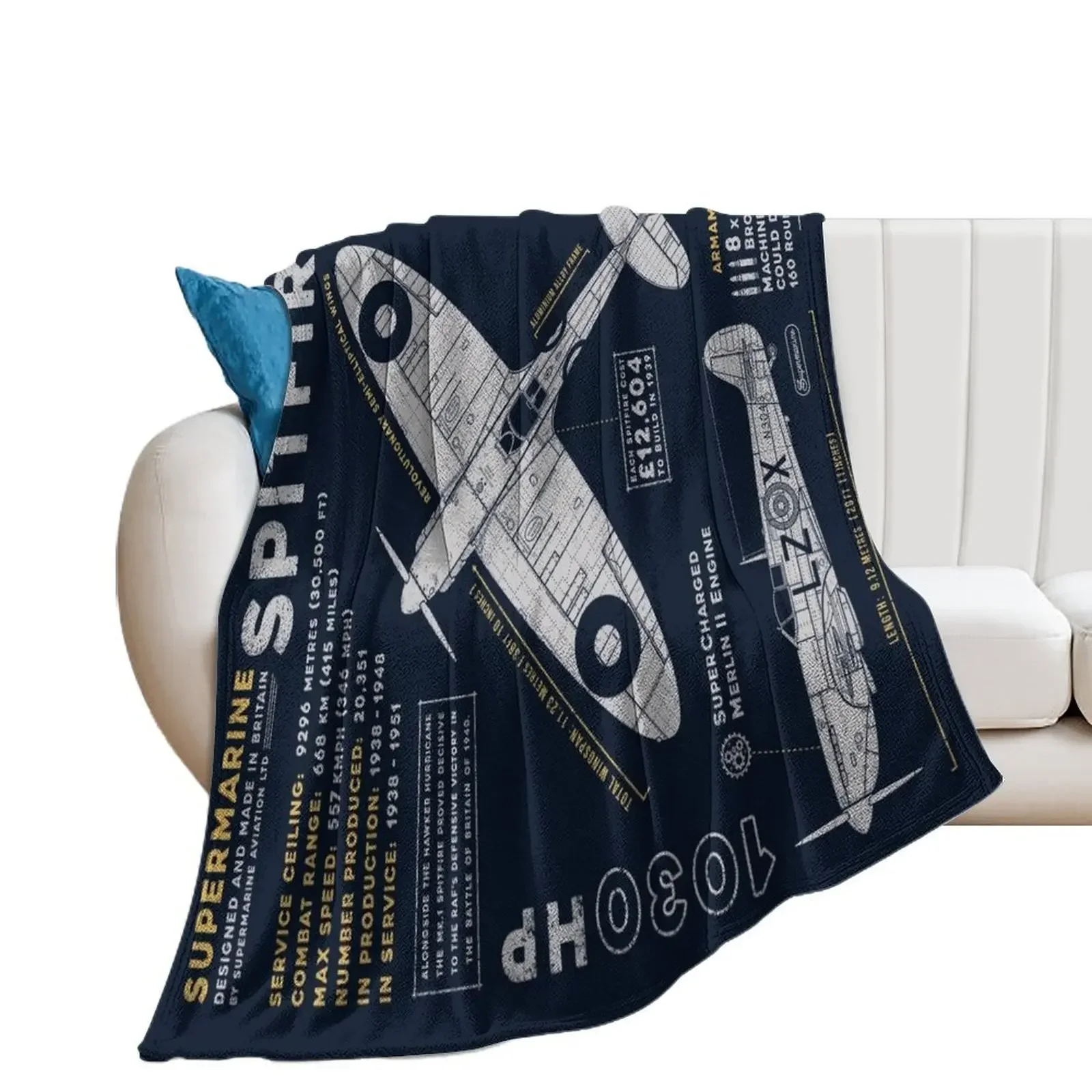 Spitfire Throw Blanket blankets ands Heavy Blankets Sofas Of Decoration Sofas Blankets