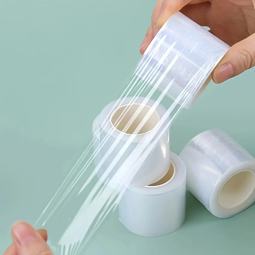 1Roll Film Wrap  Lips Supplies Protective Film Clear Eyebrow Tattoo Cover Plastic Disposable Tattoo and Eyebrow Embroidery