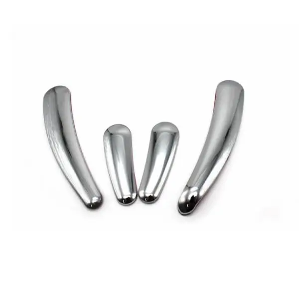 Chrome Swingarm Frame Inserts Contoured Accent Kit Durable ABS Styling for Harley Softail