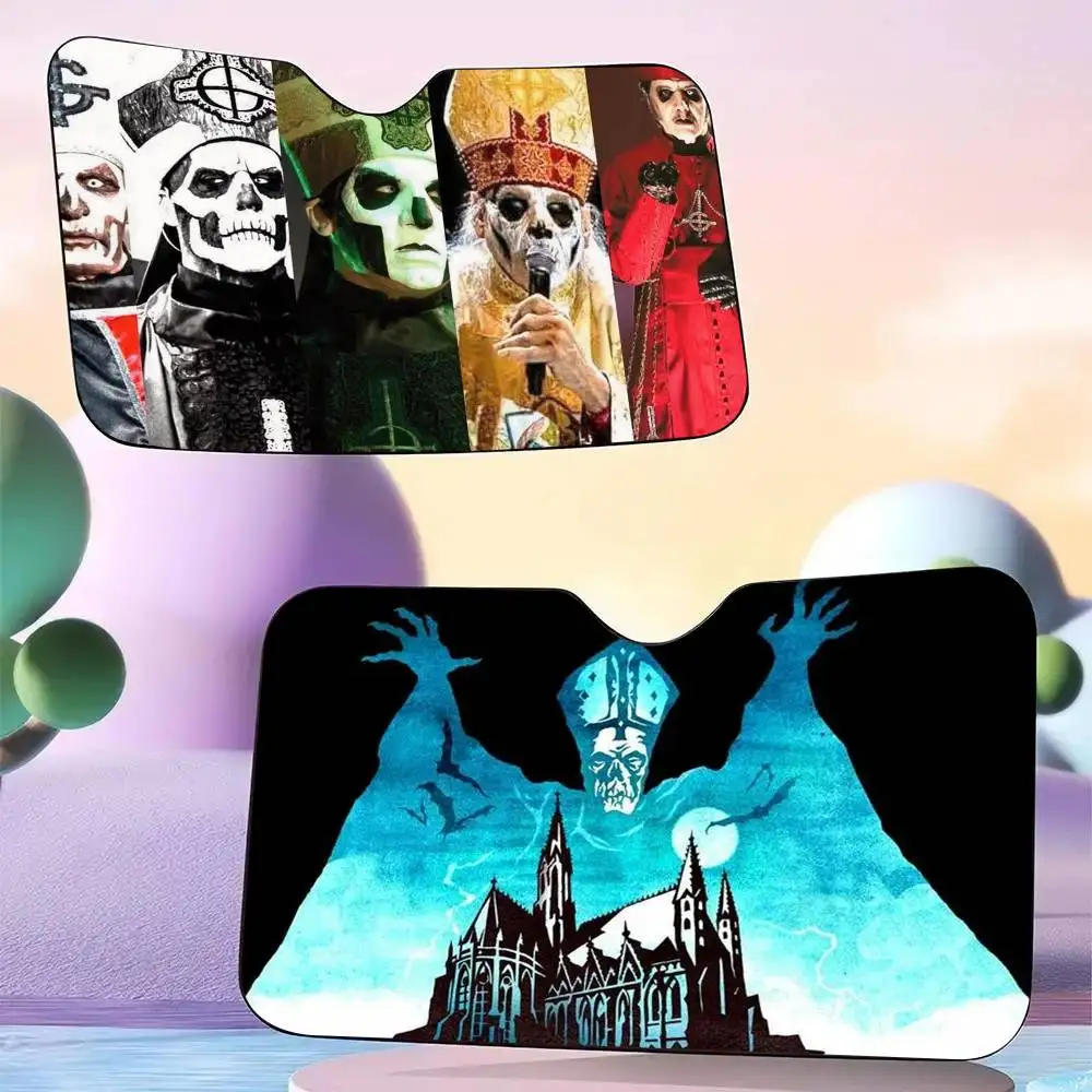 

Классический металлический солнцезащитный козырек G-Ghost B C для автомобиля, накидка на лобовое стекло, защита для окон, для мужчин и женщин, для внедорожников и грузовиков