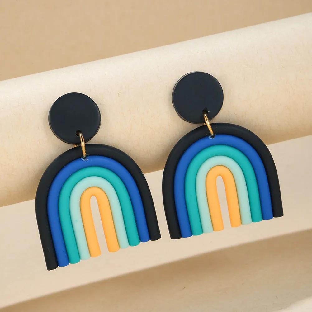 1Pair Geometric Bohemian Earrings Stylish Lightweight Dangling Drop Earrings for Women Party Jewelry Gift for