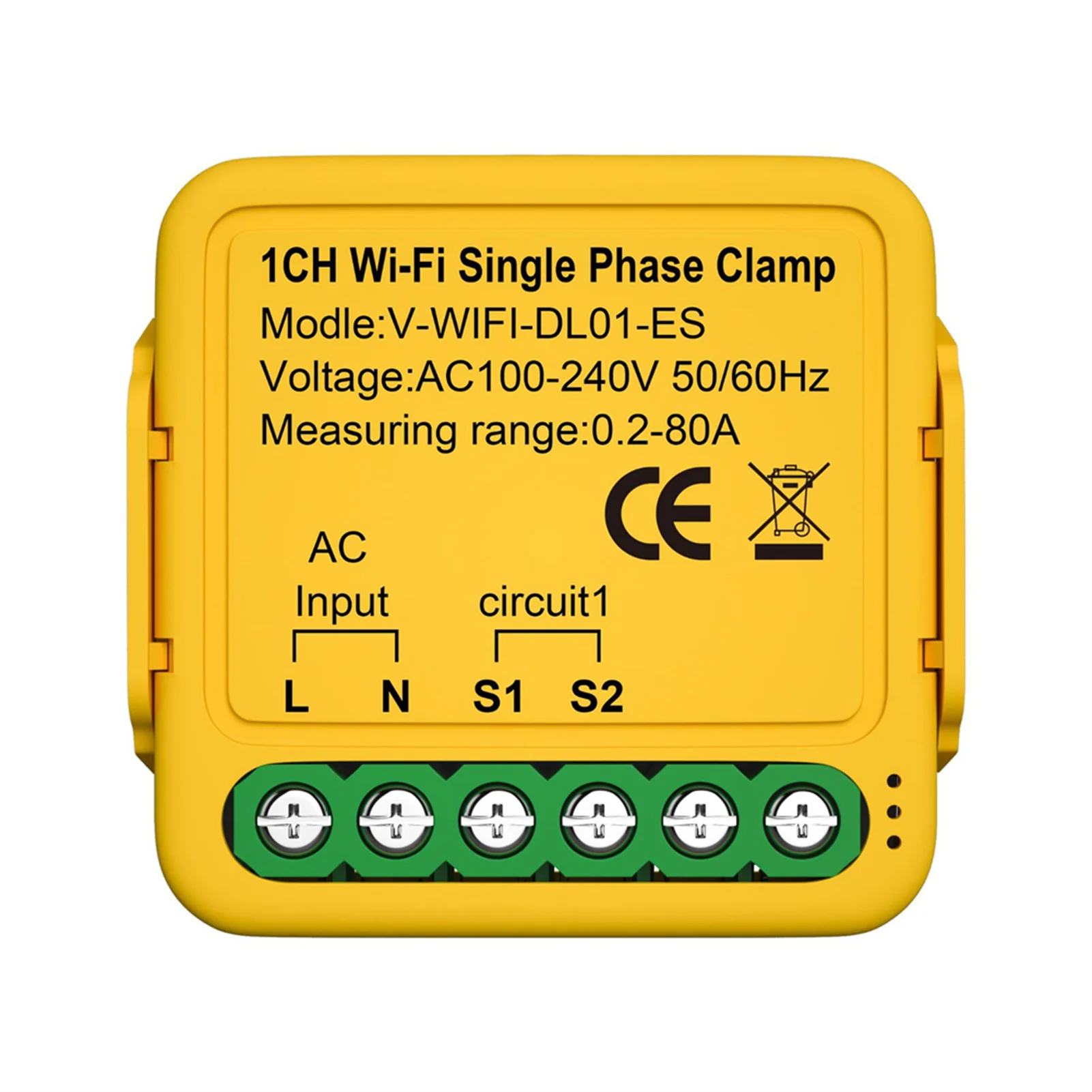 Imagem -06 - Tuya Wifi Power Meter Monitor Monitor de Corrente de Energia em Tempo Real Dispositivos de Automação Funciona com Alexa Google Home Smart Hom