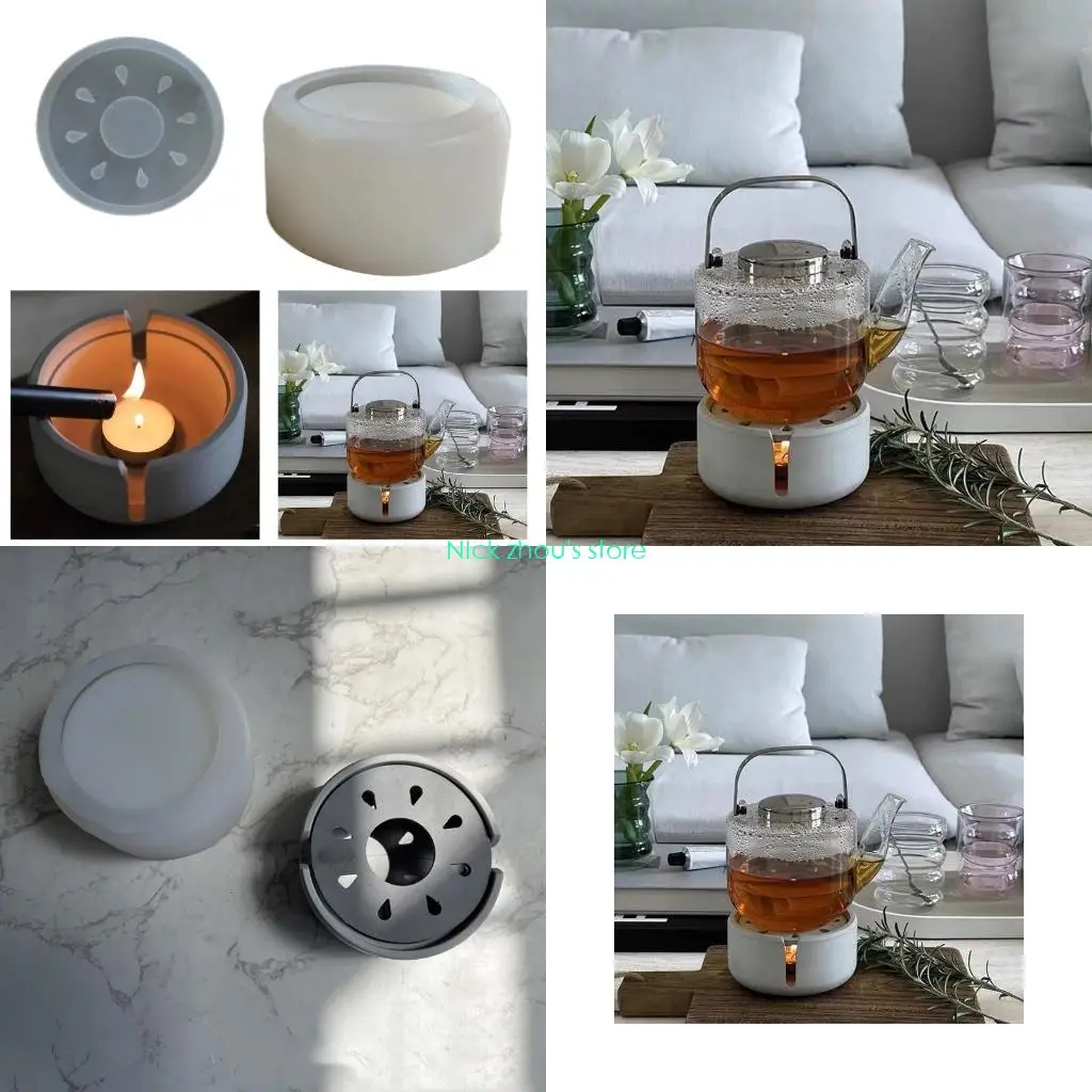 

E15E 3D Heating Warm Wine Device Decorative Ornament Silicone Mold Suitable for Diy Crafts Jewelry Making Home Decor