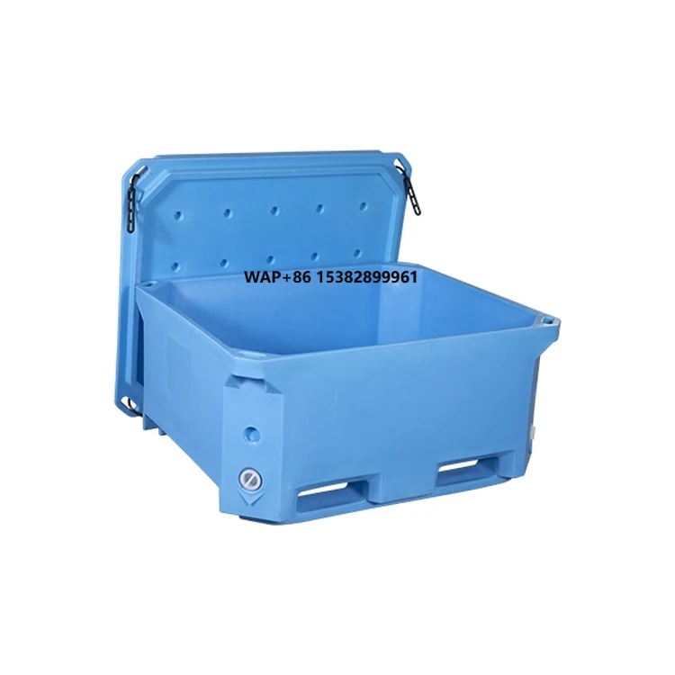 

Heavy Duty Huge Aquaculture Storage Regular LLDPE Stackable Plastic Insulated Fish Container for Transportation
