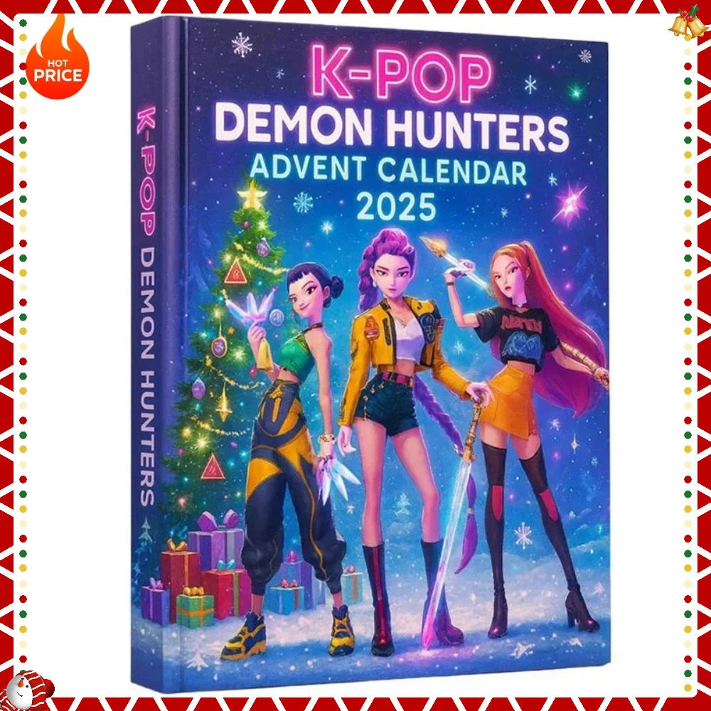 2026 السنة الجديدة Kpop الشيطان الصيادين تقويم القدوم رومي ميرا زوي النمر أنيمي الشكل عيد الميلاد العد التنازلي روك والمعادن هدية #1