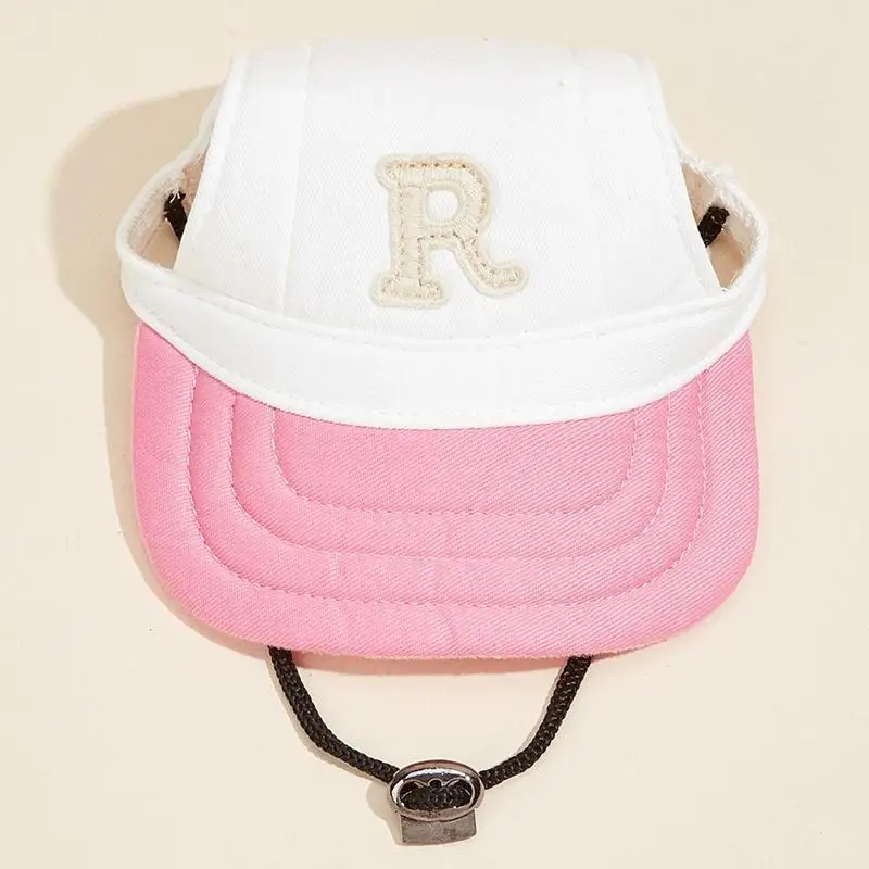 قابل للتعديل الكلب بونيه قبعة مطرزة الكلب الرياضة إلكتروني قبعة لينة تنفس الأذن يتعرض الشمس التظليل قبعة بيسبول مستلزمات الحيوانات الأليفة