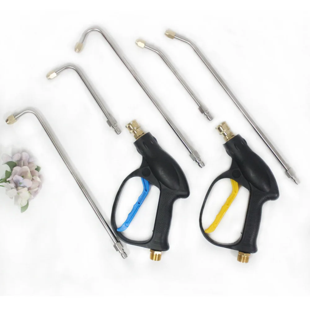 Extension Wand For Pressure Washer Stainless Steel Angled Nozzle Jet Spray Tool For Car Chassis And Air Conditioning