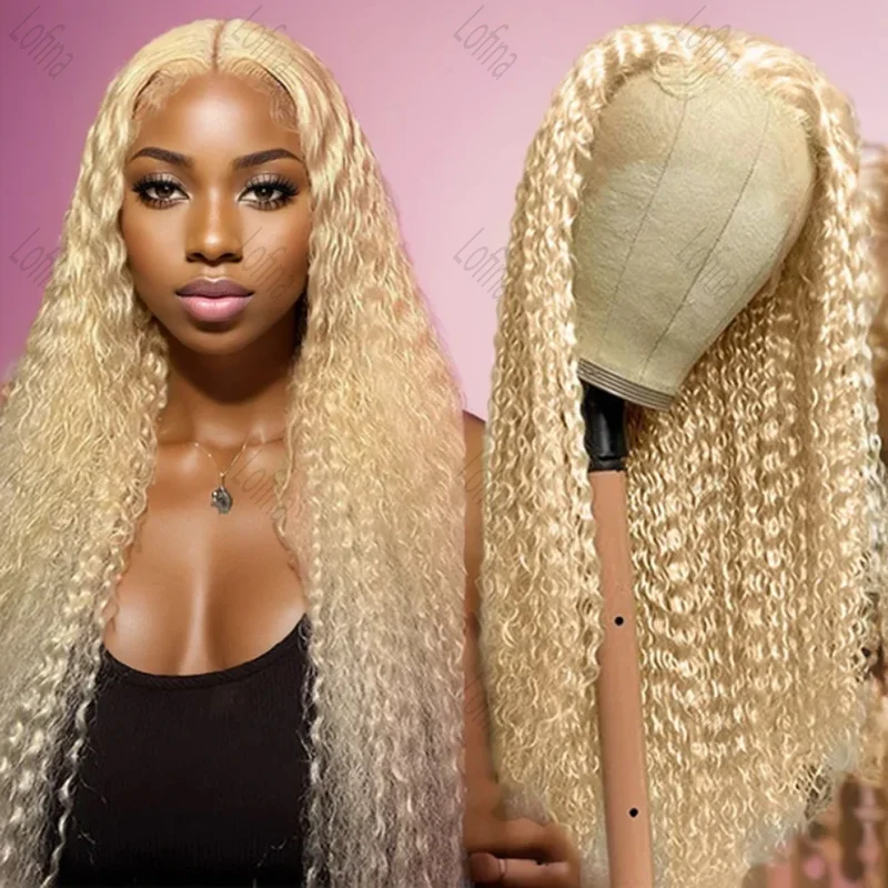 Deep Wave 613 Honey Blonde 13x6 Lace Frontal Wig 13x4 Lace Front Curly Wigs For Women 30 Inch Water Wave Wigs Human Hair On Sale