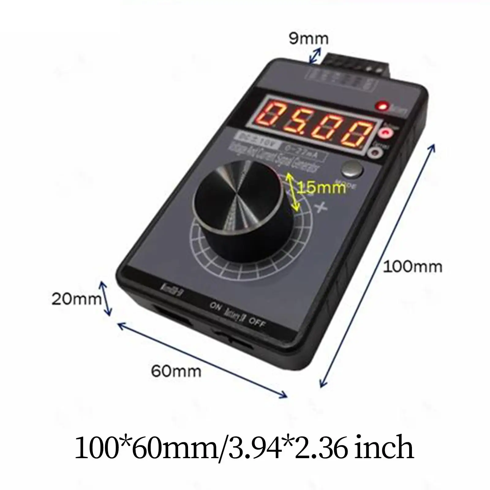 Signal Generator Kit with Bright Digital Tube Display and Overcurrent Protection for Current Voltage Simulation