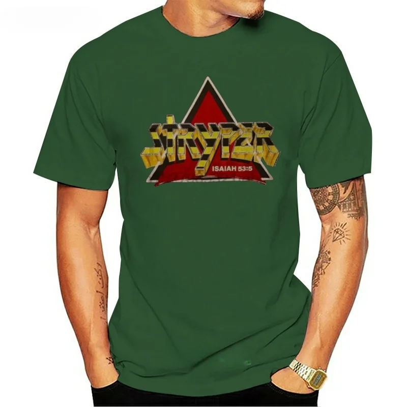 vtg Stryper tshirt 1986 To Hell With The Devil tee 1980s REPRINT S-XXXL male brand teeshirt men summer cotton t shirt