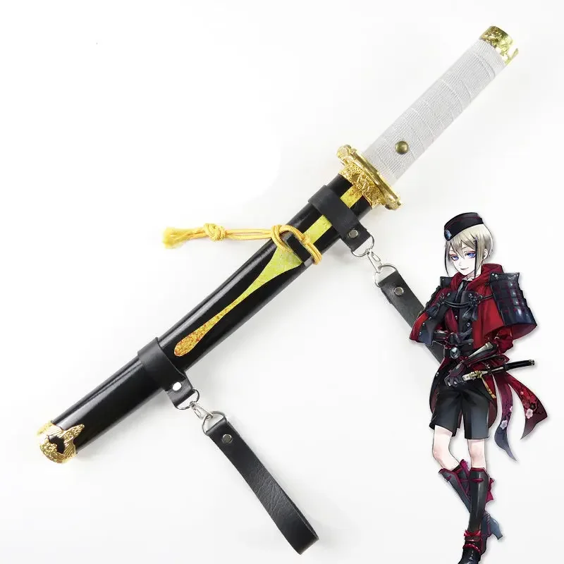 55cm cosplay touken ranbu personagem on-line hyuuga masamune arma de madeira japão samurai espada lâmina curta modelo festa traje