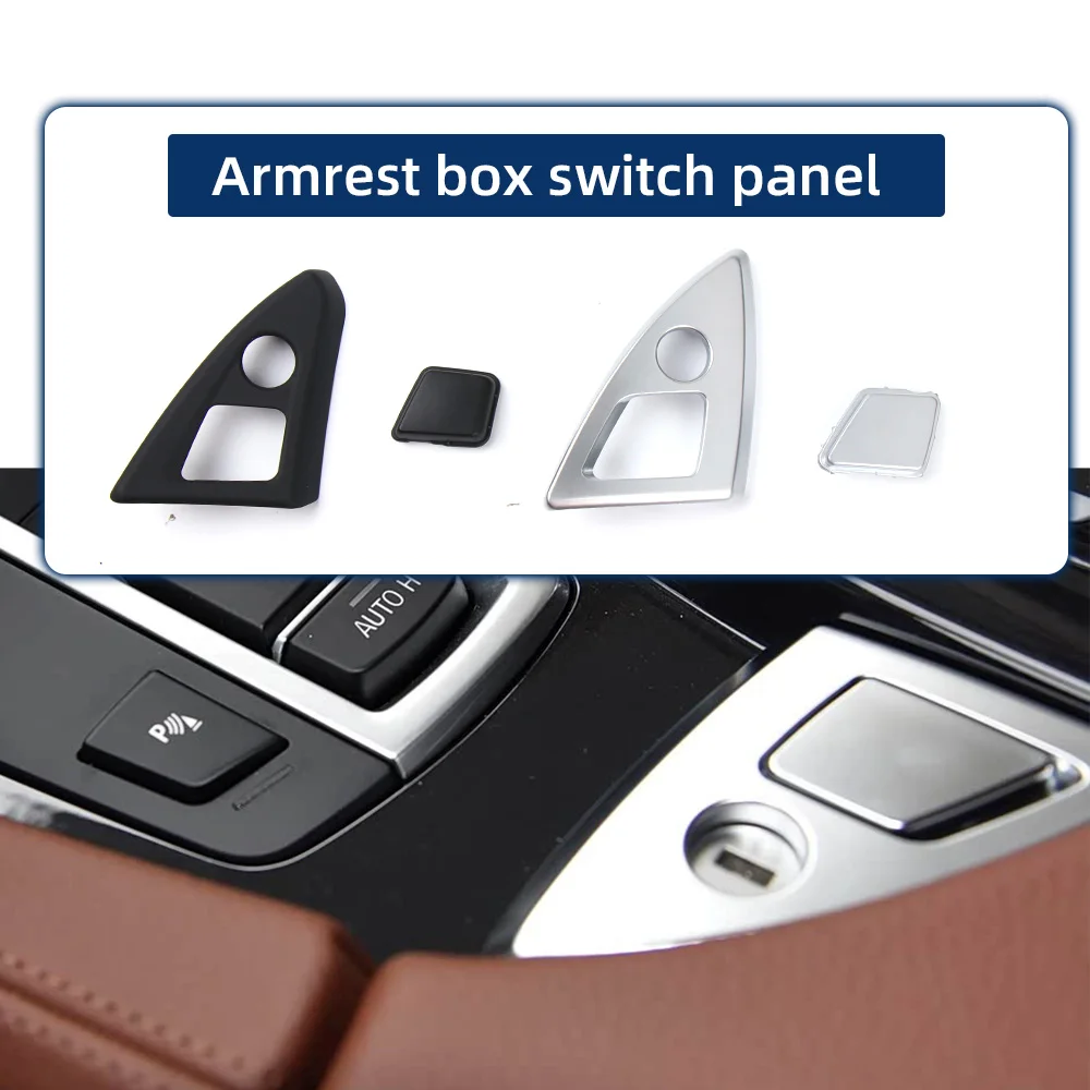LHD Car Front Central Armrest Glove Box Switch Panel Catch Button For BMW 5 Series F10 F11 F18 2010-2017 520Li 525Li 530Li
