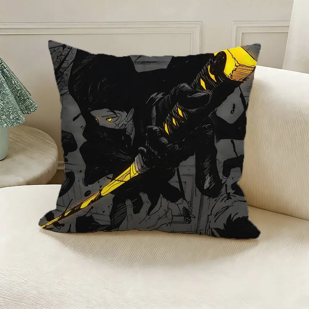 Anime K-Kagurabachi Printed Pillow Cover Cushion Case Simple Sofa Pillow Case No Pillow Core