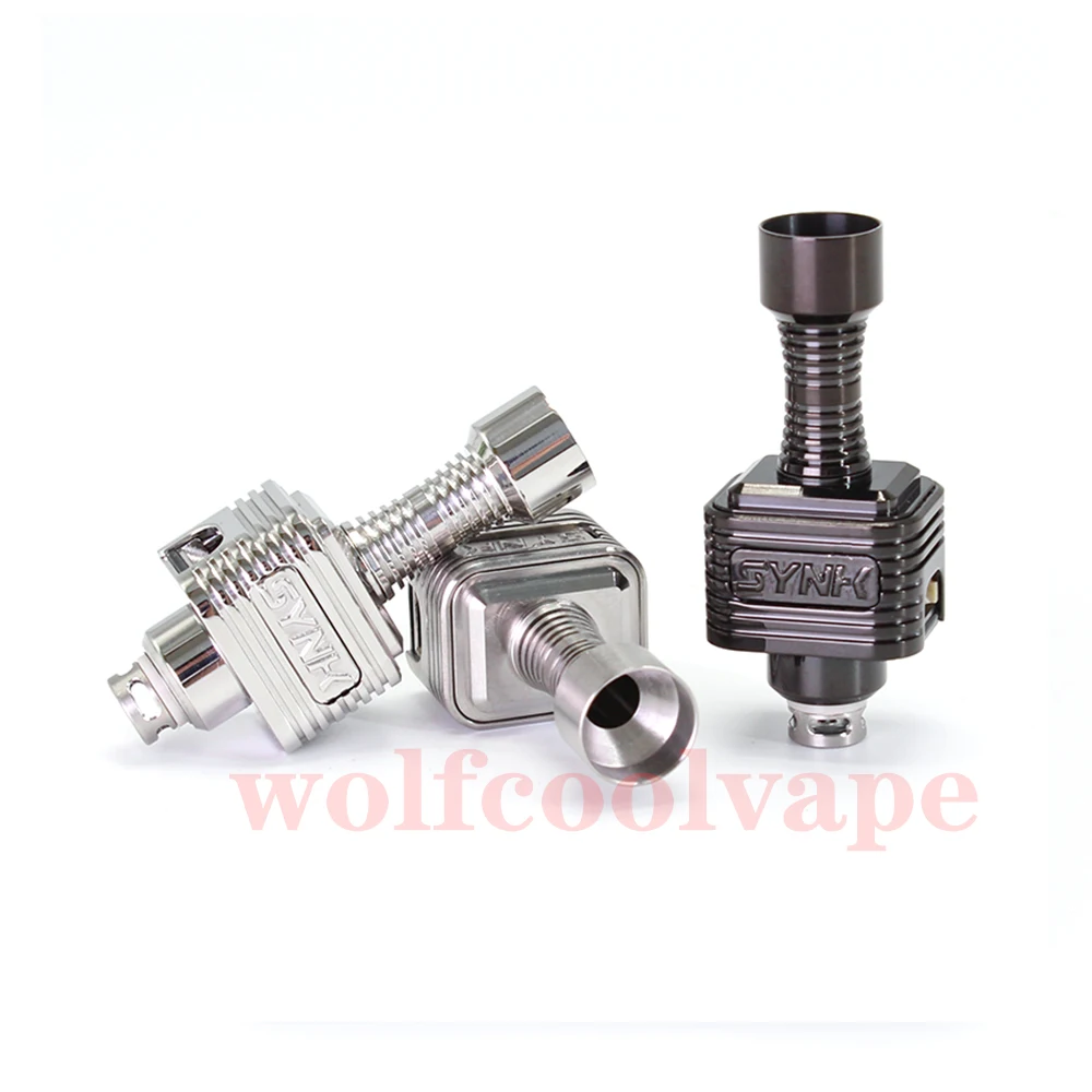 Wolfcoolvape Lynk Synk Style RBA-brug voor Billet / Boro Mod 316SS 9 x luchtpin 1.0/1.2/1.5/2.0/2.5/3.0/3.5/4.0/4.5mm