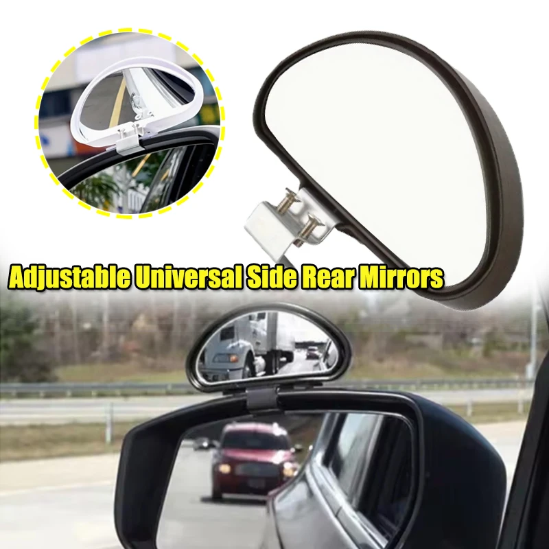 Adjustable Auto Rearview Mirror Vehicle Inside Mirror Blind Spots Mirror Extender For Marine Truck Suv Enhance Rearview Mirror