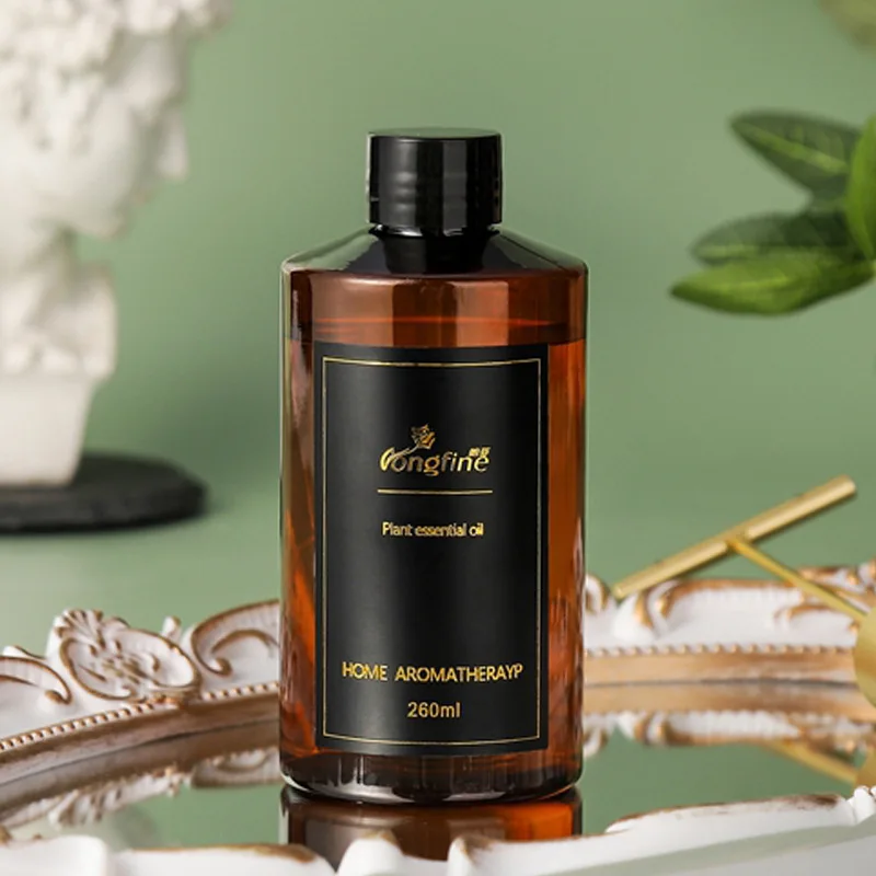 Aceite de repuesto sin llama de grado hotel premium de 260 ml: líquido perfumado de larga duración para difusores, ambientador interior, inodoro doméstico