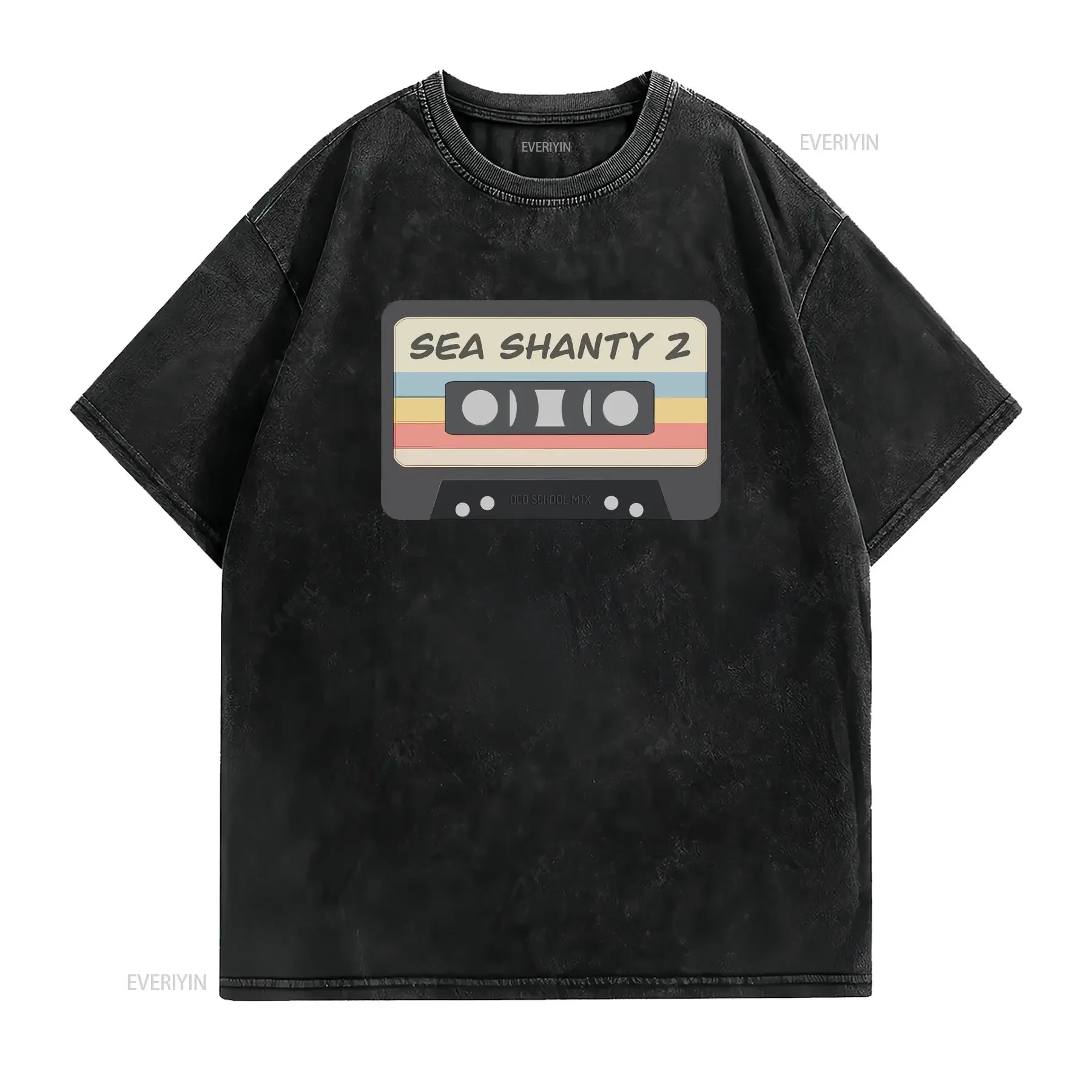 Sea Shanty 2 Cassette Classic T Shirt Osrs Top Gaming Fashion Man Woman for Him vintage Washed Comfortable Stretched Stylish