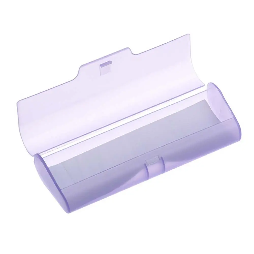 شبه شفافة طالب النساء الرجال البلاستيك مشهد نظارات القراءة حالة النظارات الصلبة مربع نظارات مربع