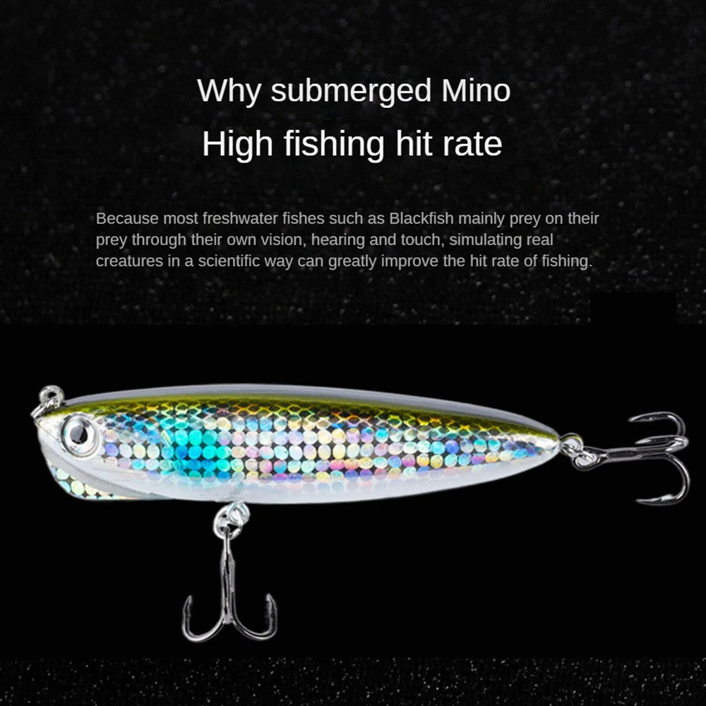 7cm 14g Pencil Sinking Fishing Lure Noise Attraction Hard Artificial Lure StickBait 9 Colors Fish Factory Wobbler Bait