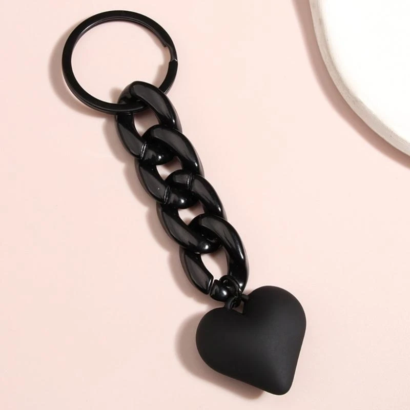 Plastic Keychains Women Girls Handbag Pendant Accessories Car Keys Jewelry Gifts