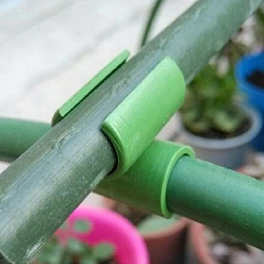

100PCS Rotatable Plant Connector Clips for Garden Trellis and Rod Support to Create Flexible Plant Support Structures and Frames