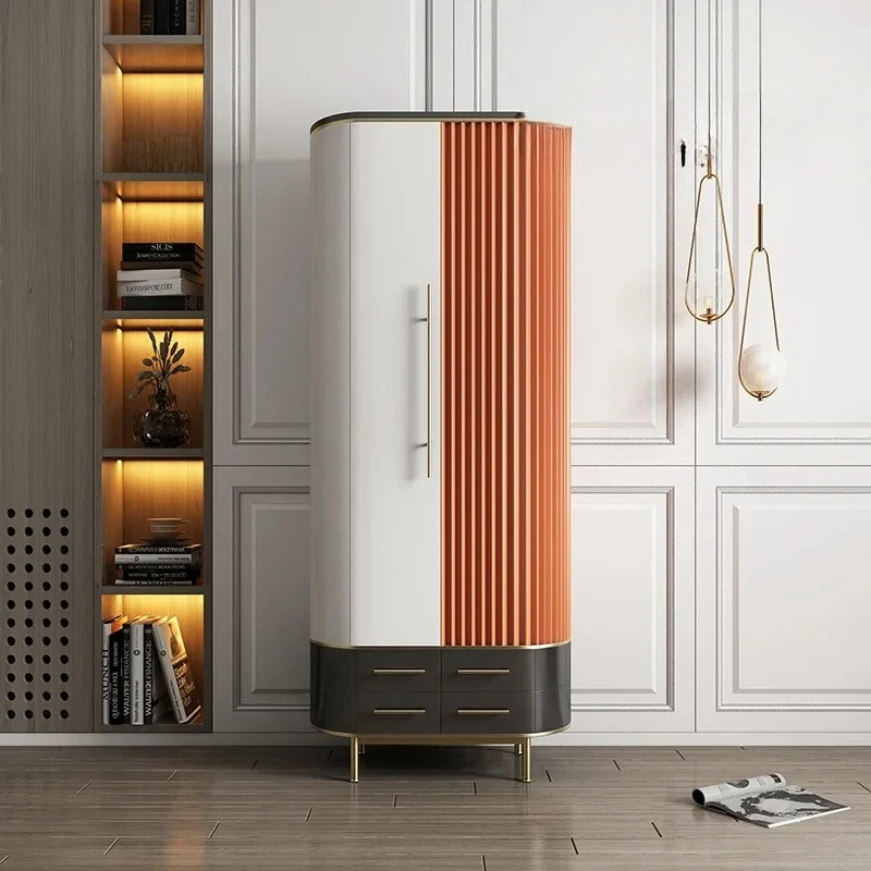 

apartment Italian storage locker whole drawer multi-functional hanging wardrobe modern wardrobe light luxury household small