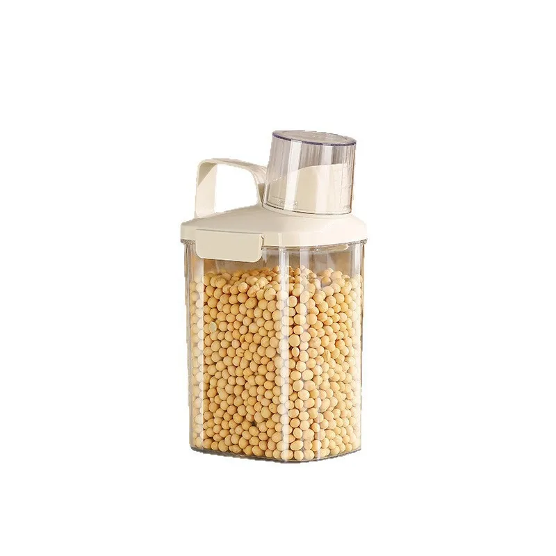 

Measuring cup, kitchen storage fresh-keeping moisture-proof sealed tank, food-grade insect-proof rice bucket, grain storage tank