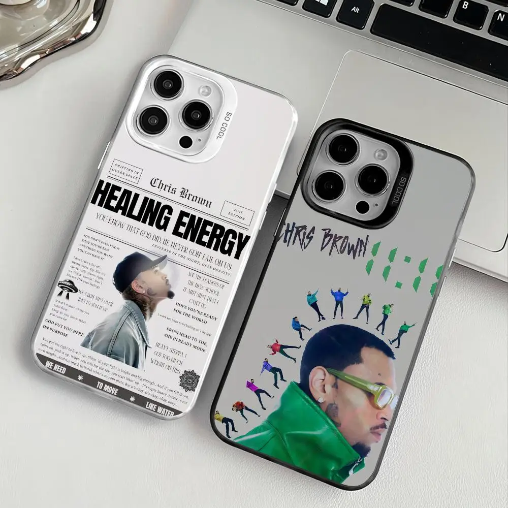 حافظة لهاتف آيفون 17 16 15 14 13 12 11 Pro Max باللون الأسود والأرجواني غير اللامع بالليزر المعدني أورورا فوندا