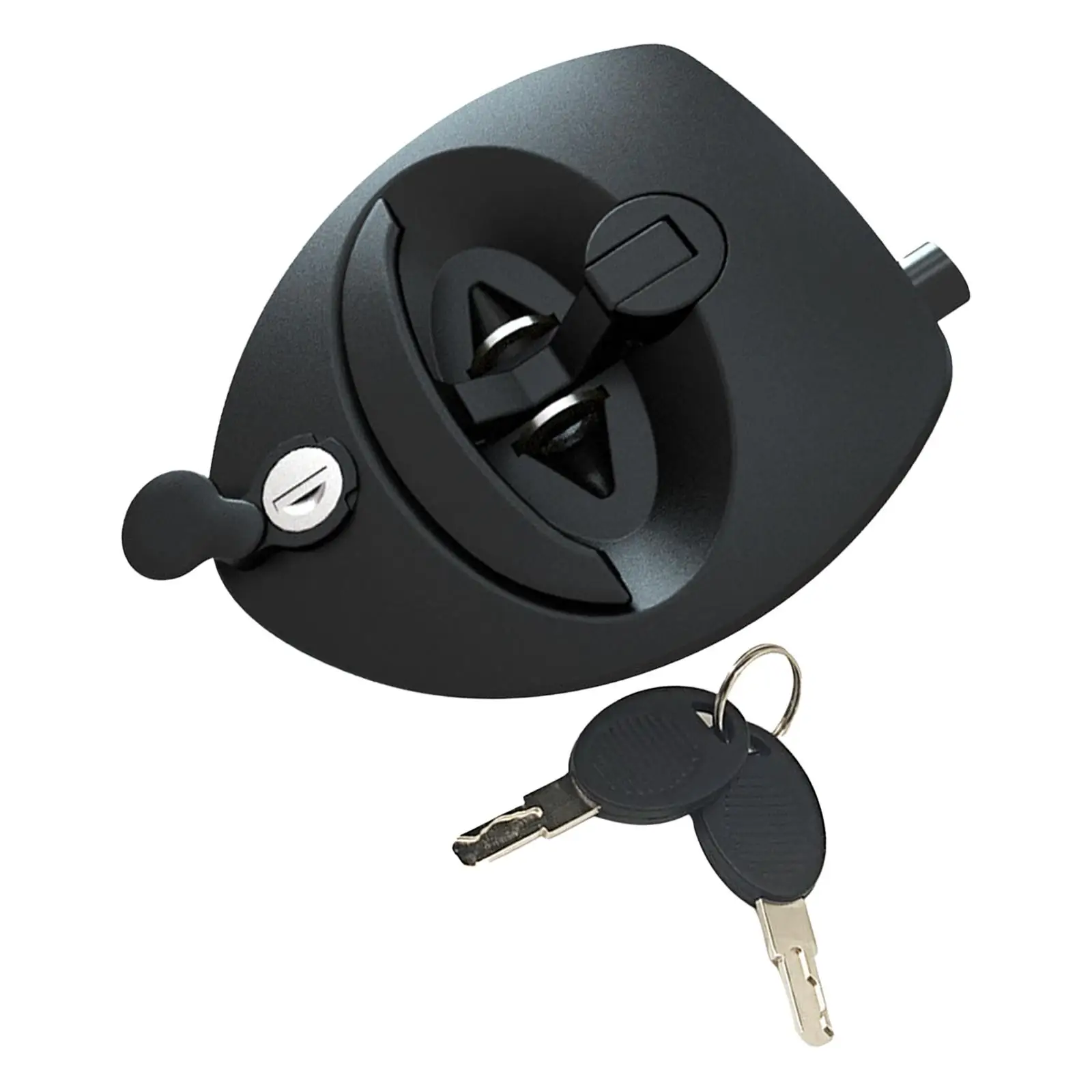 Camper Entry Door Latch Safe RV Entry Door Lock Supplies with Paddle Deadbolts for Ship Instrument Box Cargo Hauler Truck