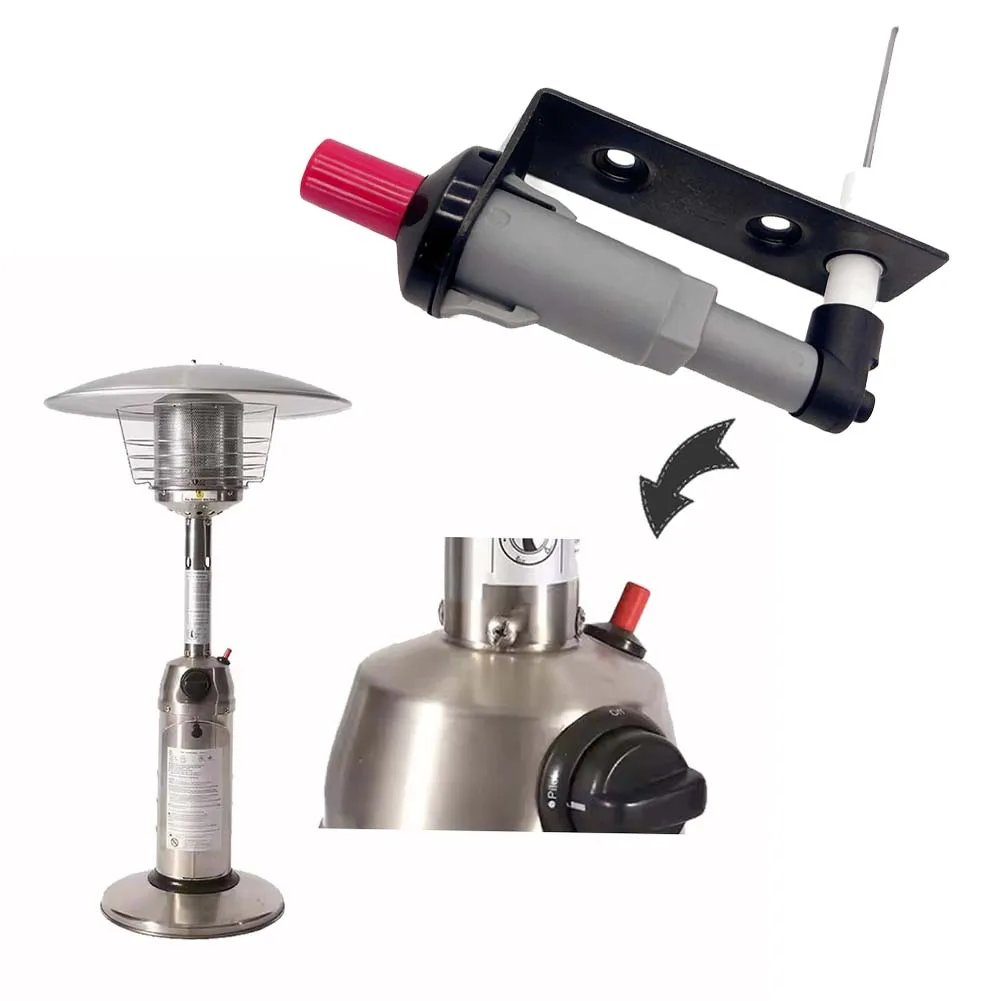 

Piezoelectric Set AS SHOWN Ignition Needle Compact Design Dual Ear Piezoelectric ABS Material Safe Ignition Mechanism