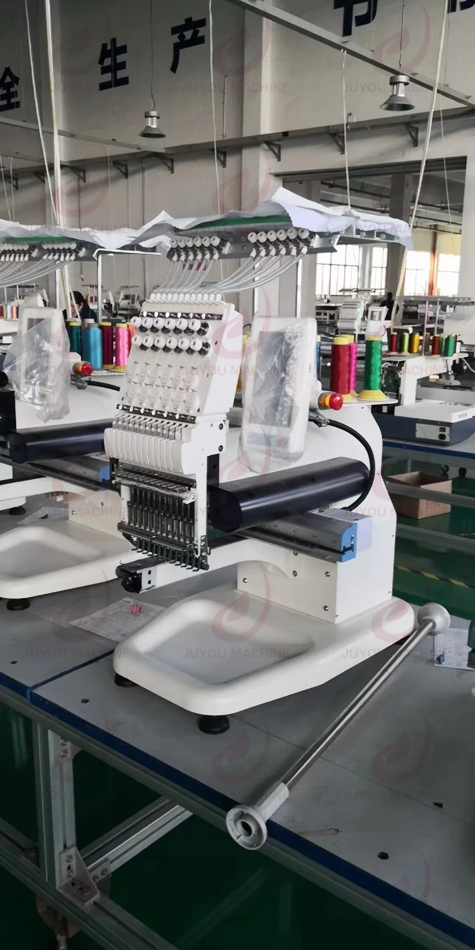 JUYOU professional servise embroidery machine Computerized embroidery machine one head Embroidery machines