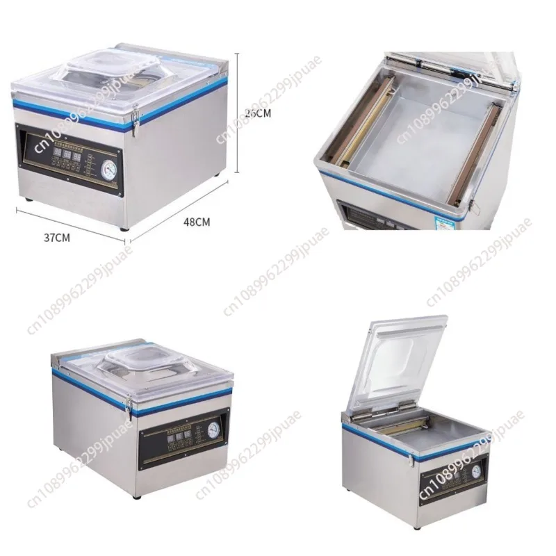 Dual-purpose Fresh-keeping Plastic Sealing Machine Commercial Wet and Dry Food Vacuum Sealer Automatic Vacuum Packaging Sealer