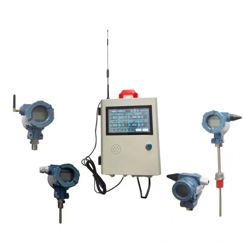 Wireless remote transmission temperature and pressure transmitter, temperature and pressure transmitter