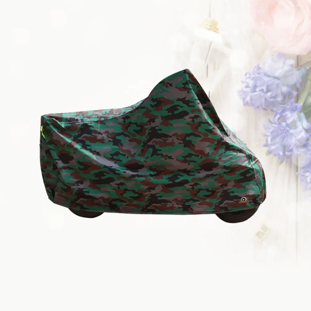 

Green Camouflage Universal Motorcycle Cover Waterproof Dustproof Shelter Sun Block Rain Protector Bike Motorbike Scooter Xl